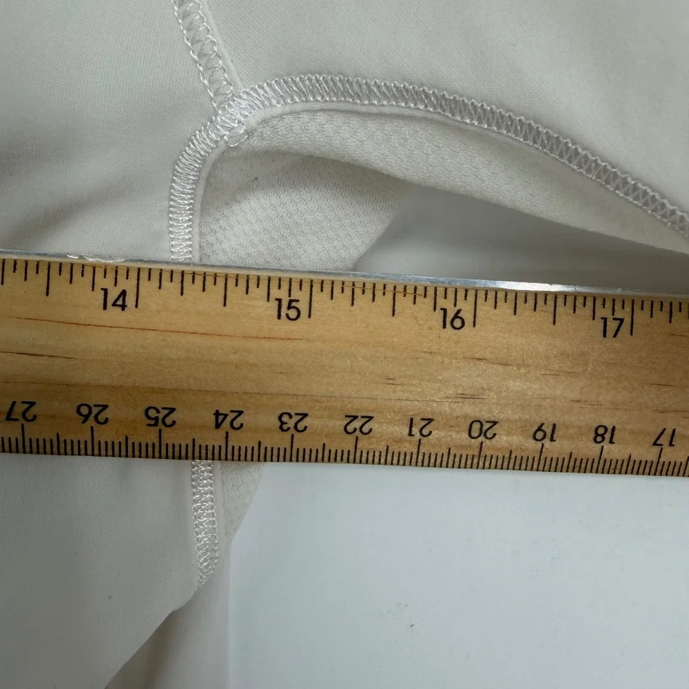 Lululemon‎ Define Half Zip Hoodie Women's 4 Long Sleeve Running White